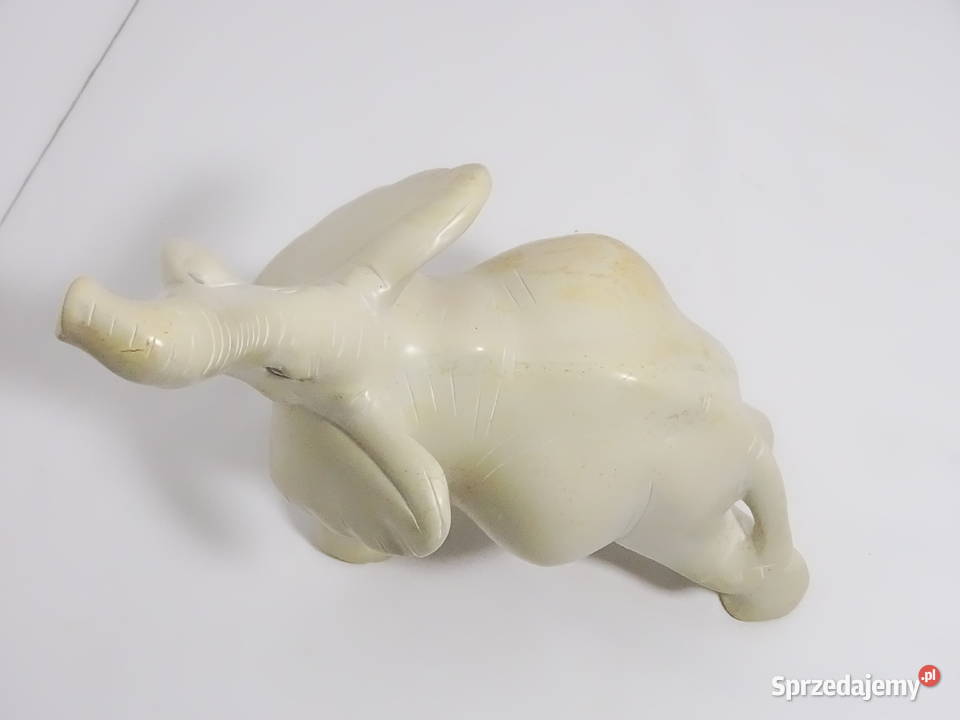 realistyczna figurka dużego słonia 32 misternie Biłgoraj