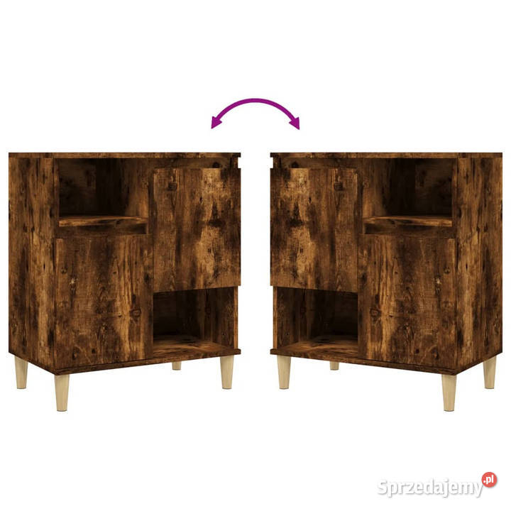 Komody 3 przydymiony dąb 60x35x70 WM3185740 mazowieckie Warszawa sprzedam