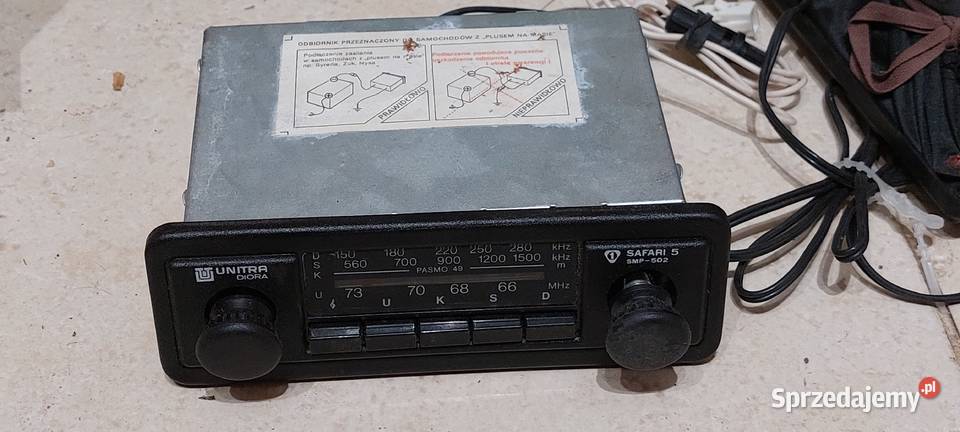 Unitra Diora radio samochodowe safari 5 z Części i akcesoria Łódź