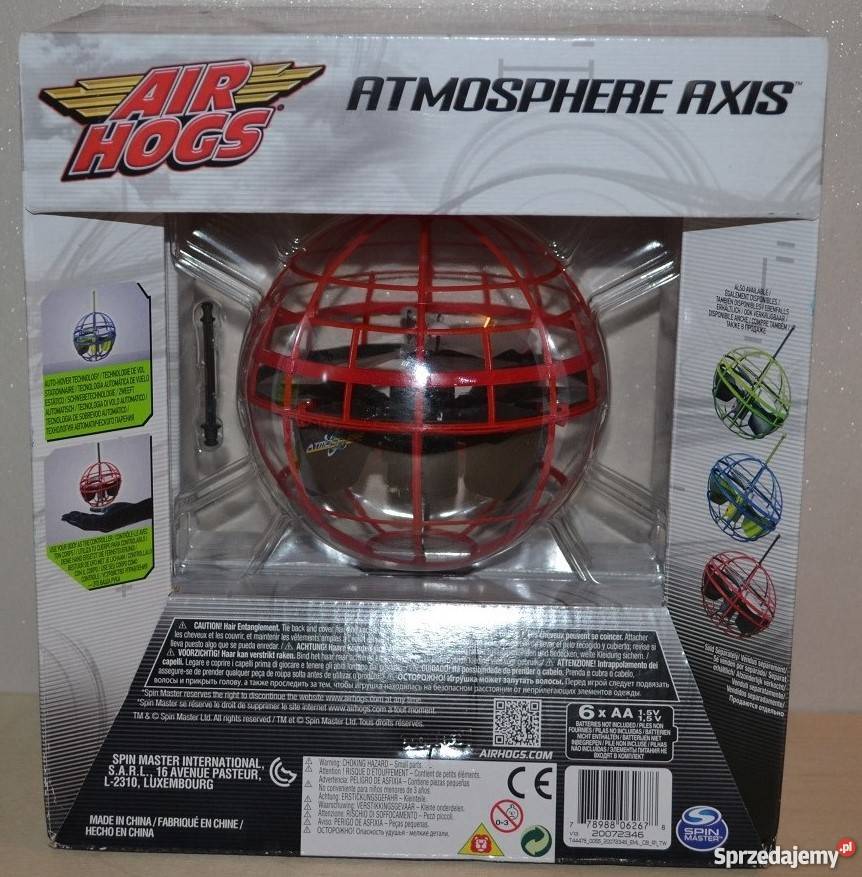 Air Hogs Atmosphere Axis latająca kula ręką Zdalnie sterowane Mieszków