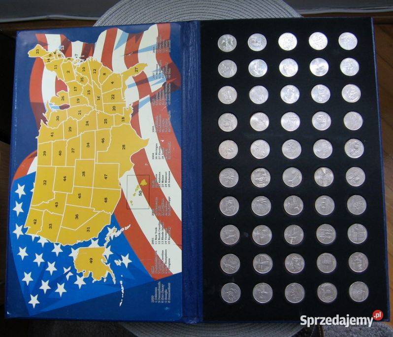 USA Quarter Dolar Stany USA 50 W pięknym Kalisz