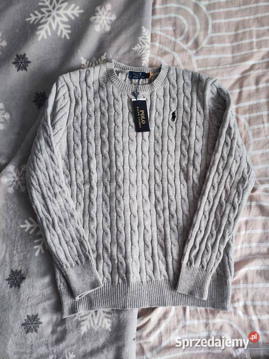 Sweter szary Ralph Lauren