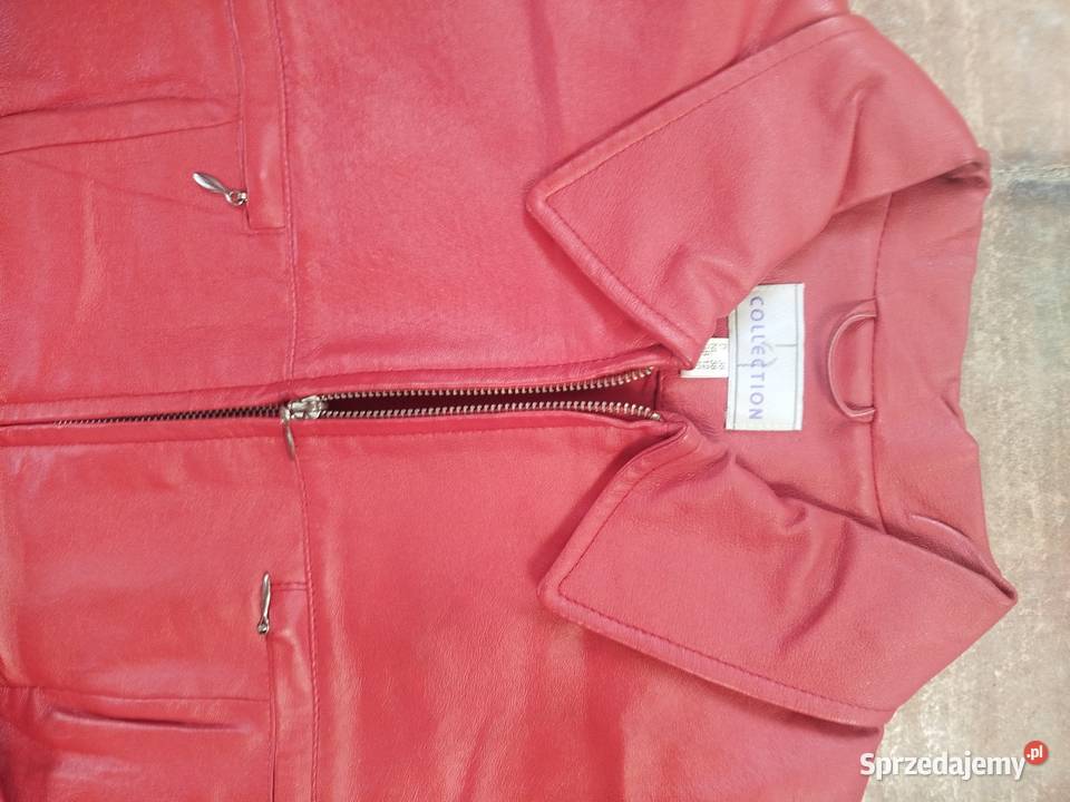Czerwona kurtka skórzana Nakło Śląskie