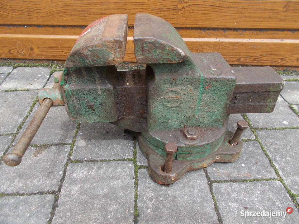 Imadło ślusarskie warsztatowe 120mm OBROTOWE Brzeg