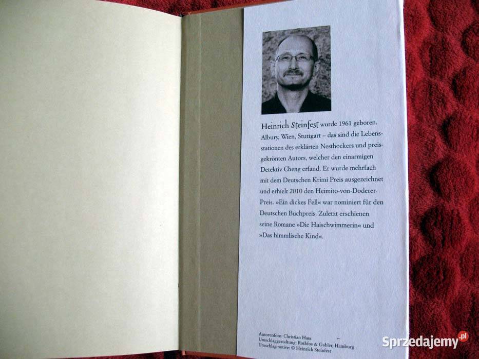 Der Allesforscher Heinrich Steinfest książka Siedlce