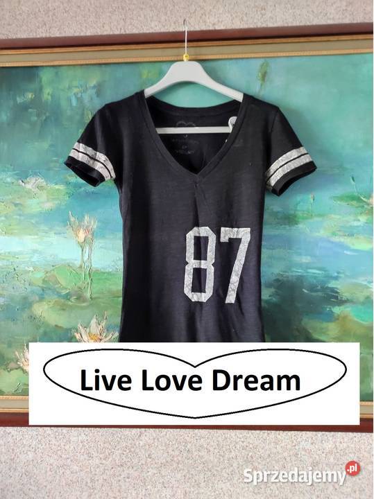 Live Love Dream koszulka top bluzka tshirt Topy i koszulki Kielce