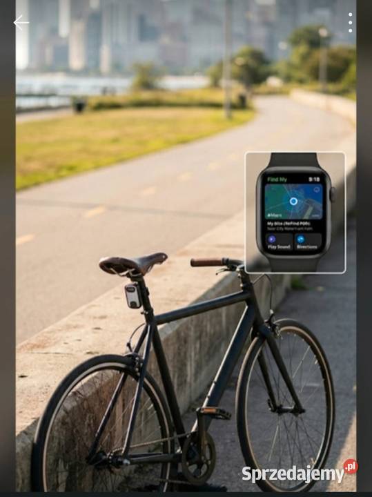 Nowy lokalizator rowerowy odblask ReFind Apple opolskie Ligota Bialska