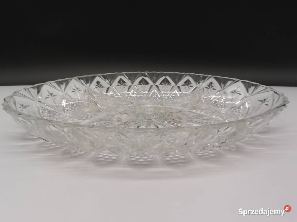 Szklana patera dzielona Kabaret Raszków