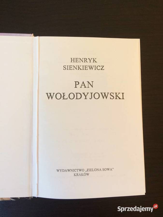 Henryk Sienkiewicz Pan Wołodyjowski Elbląg