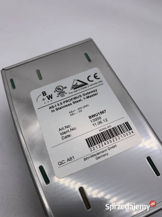 BihlWiedemann BWU1567 13956 ASi 30 PROFIBUS Warszawa sprzedam