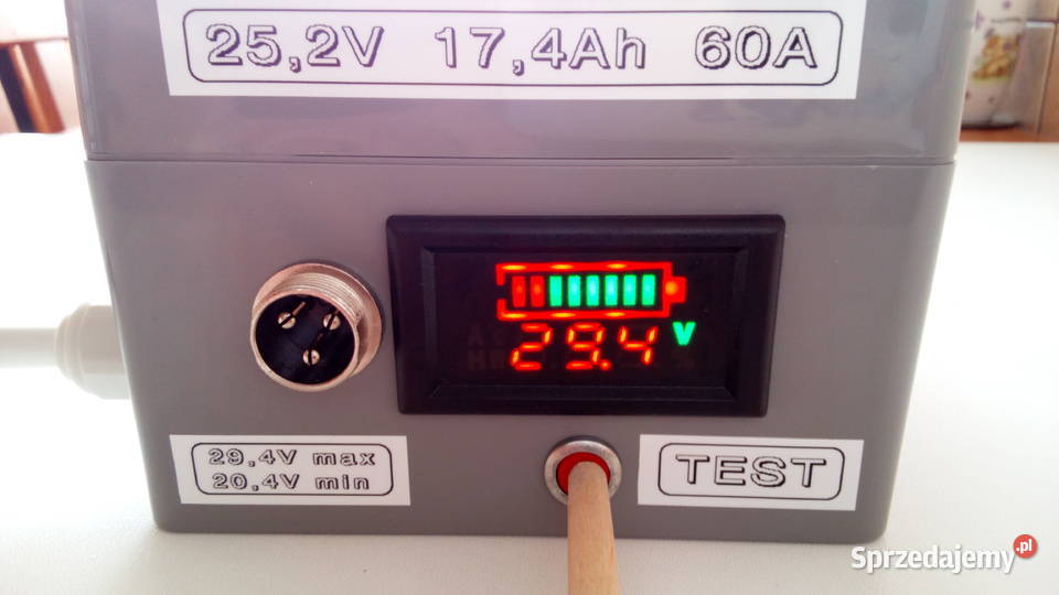 Bateria 24v 174Ah liion z miernikiem ładowarka Pozostałe sprzedam