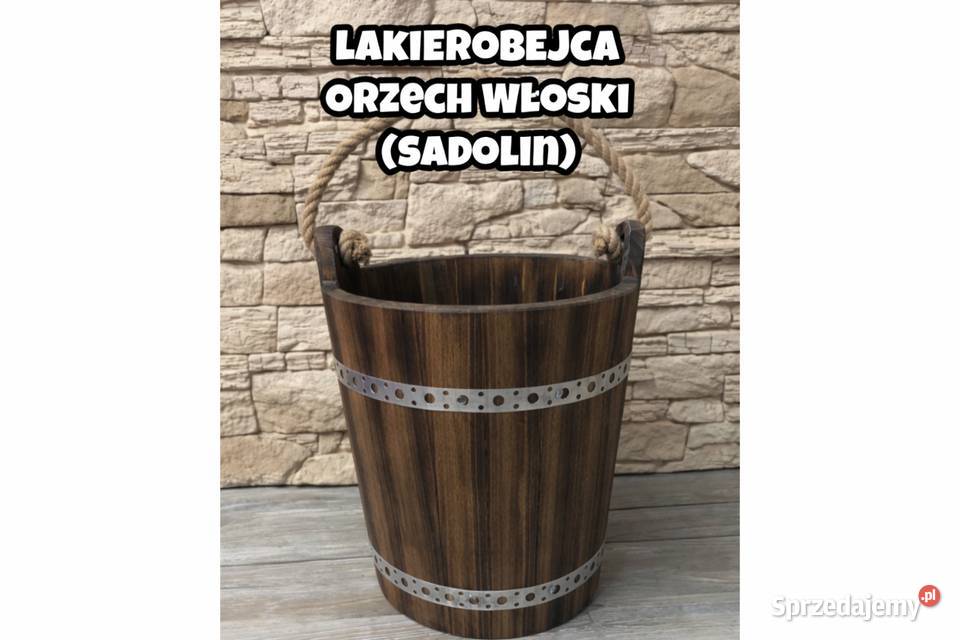 Wiaderko Drewniane Ozdobne Ogrodowe Do Studni Pozostałe podkarpackie Dębica