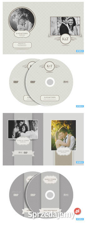 Szablony ślubne DVD 2 Projekty psd Okładki Fotografia i Optyka