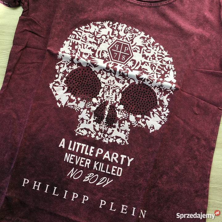 Tshirt PHILIPP PLEIN PP S do XL damskie 2 kolory Inny materiał śląskie Dąbrowa Górnicza