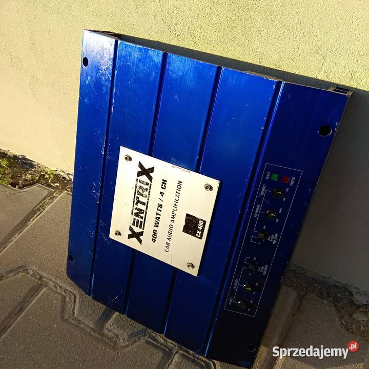 XentriX CX400 Wzmacniacz samochodowy 400 W 2x25A Car audio Świebodzice sprzedam