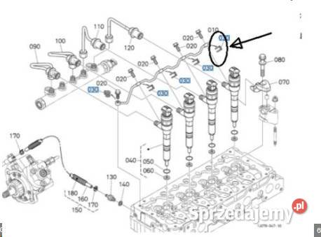 Uszczelka wtrysków M7060 pomorskie Kobylnica sprzedam