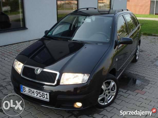 Czarna Skoda Fabia 14L Pełen Serwis pomorskie Gdynia