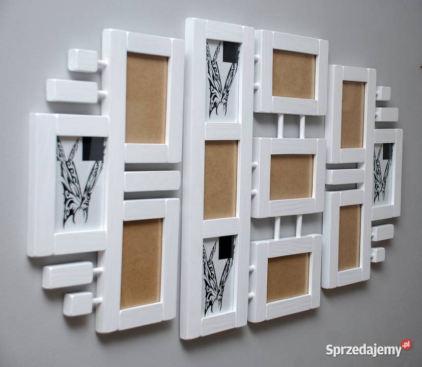 Biała galeria ścienna ramki ramka na zdjęcia Szczecin sprzedam