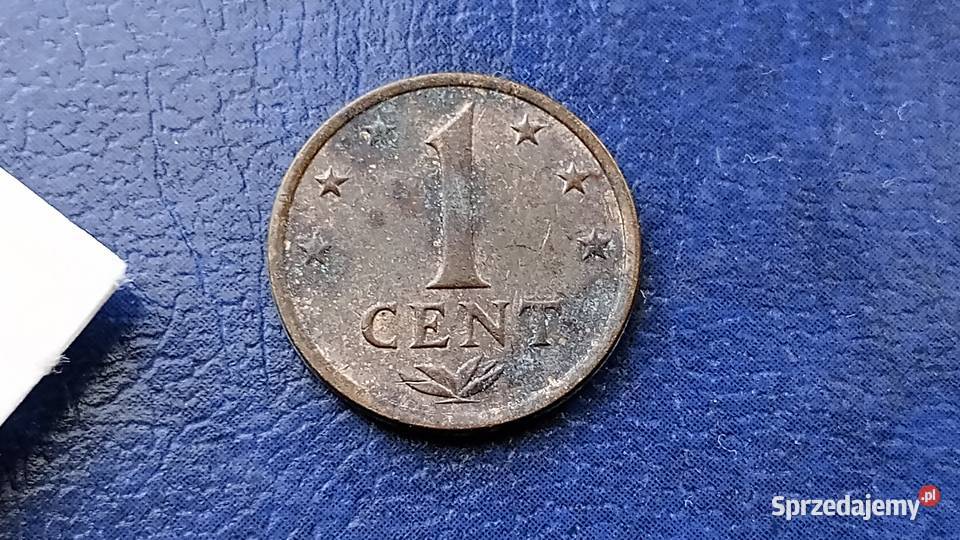 Stare monety 1 cent 1971 Antyle Holenderskie