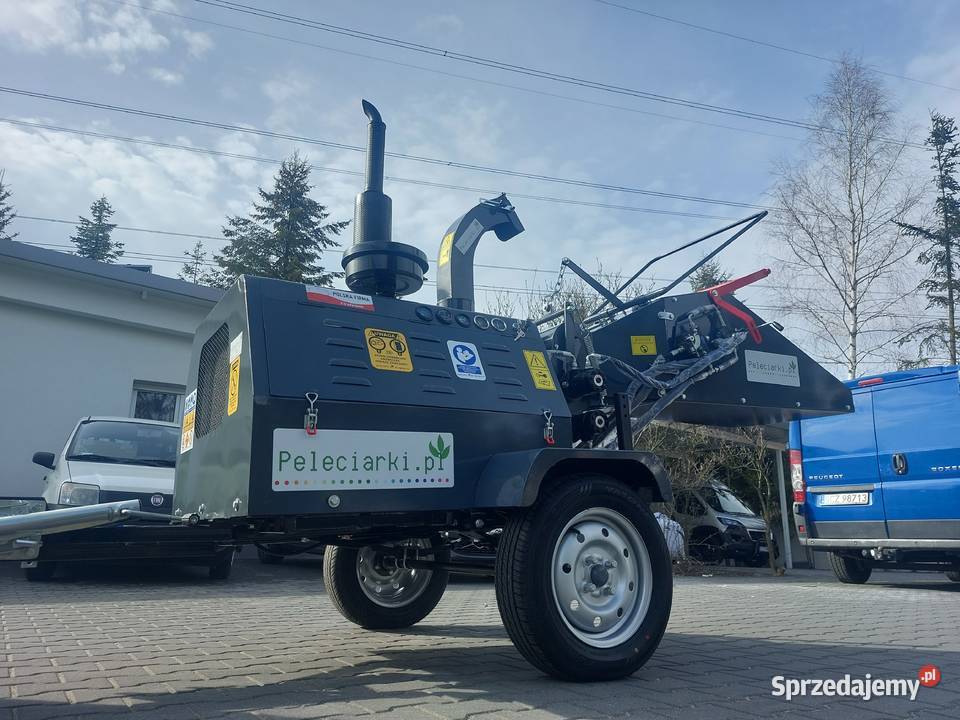 RĘBAK Spalinowy silnikowy Mobilny Przyczepka 50 Zrębice