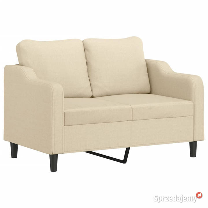 2osobowa sofa kremowa 120 tapicerowana tkaniną mazowieckie Warszawa