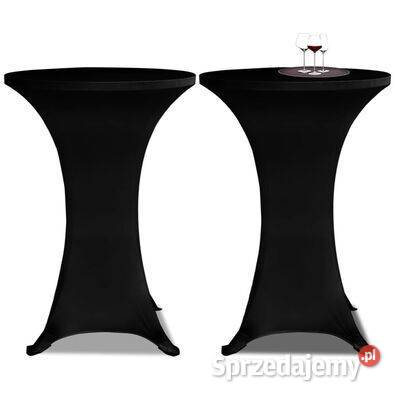 vidaXL Obrus na stół barowy 80 czarny elastyczny mazowieckie Warszawa