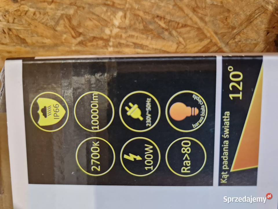 Naświetlacz LED 100W barwa biała ciepła 2700K Głogowa