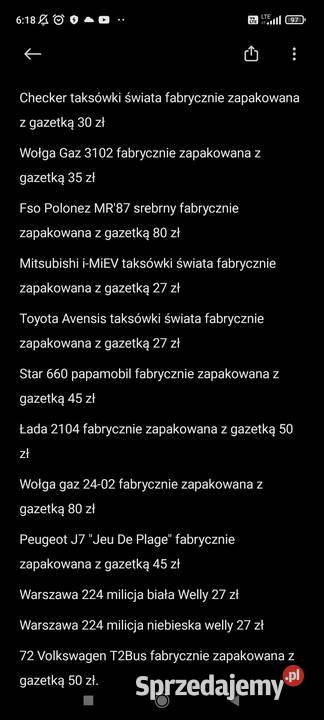 Kolekcja Kultowe Auta PRLu Lublin