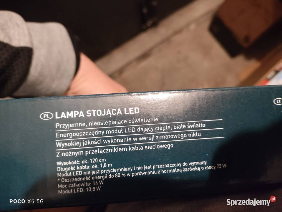 Livarno lampa stojąca nowa 120 Oświetlenie sprzedam