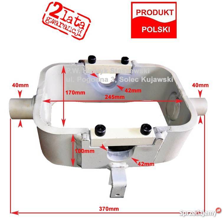 Siłownik skok 1000 kołyska agregat 12V KPL 3 Pozostałe Solec Kujawski sprzedam
