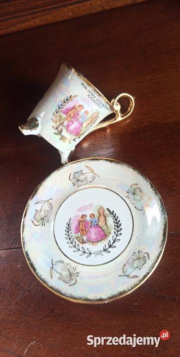 Filiżanka do espresso Na 3 nóżkach Scena dworska Gdańsk