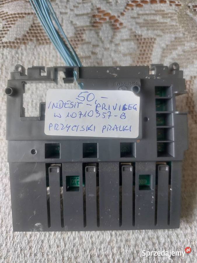 INDESIT PRIVILES W 10710357B PRZYCISKI PRALKI Nowy Sącz