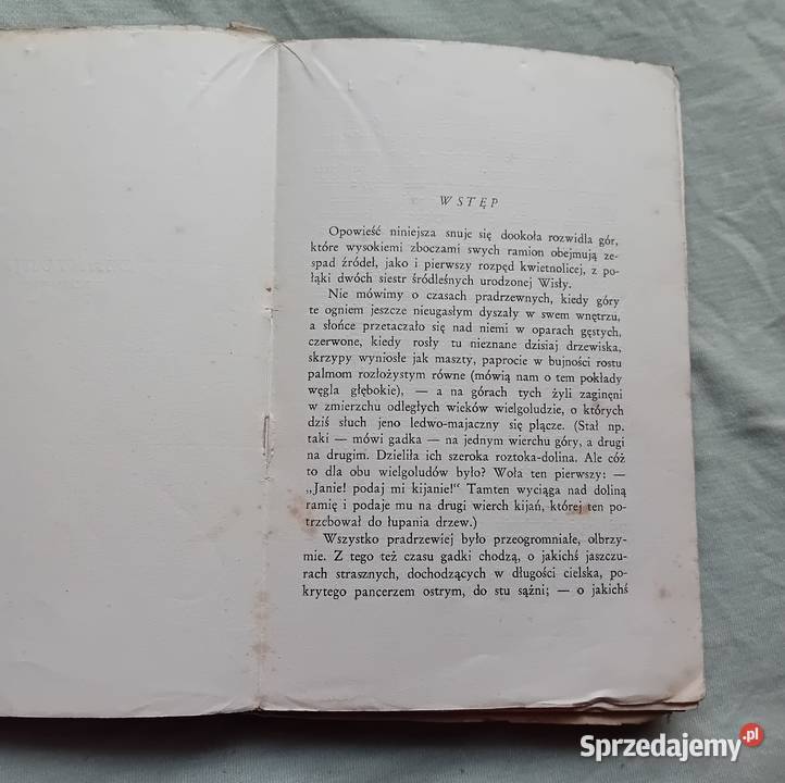 Władysław Orkan Czantorja Gebethner Wolff 1936 r Antykwariat Koźminek