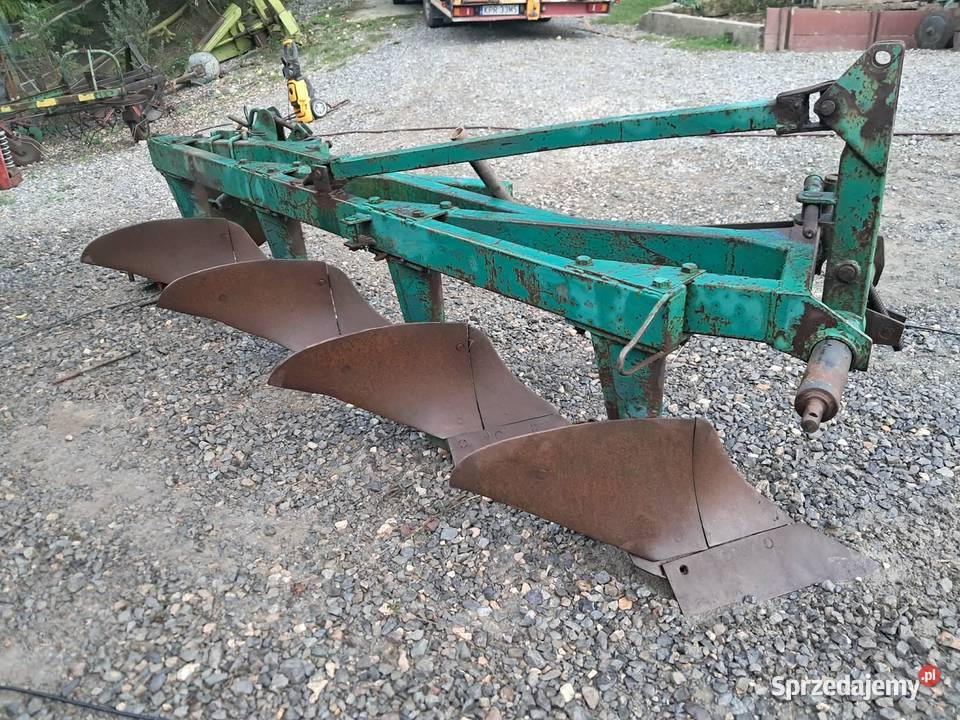 Pług 4skibowy wysoka słupica ładny stan nieuszkodzony Dąbrowa Tarnowska