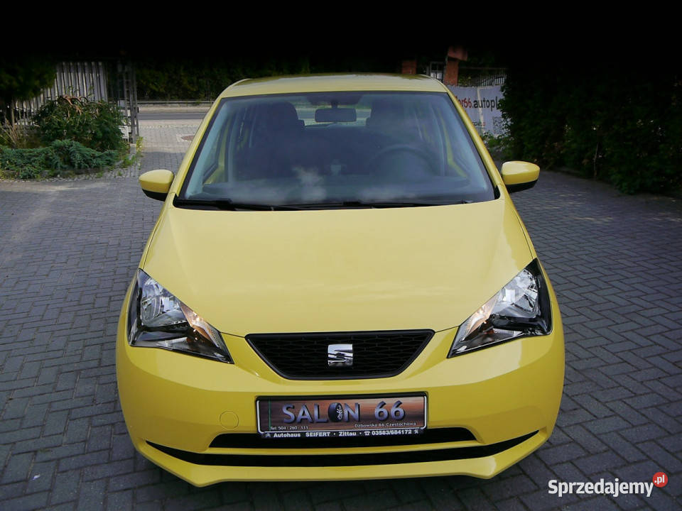 Seat Mii STAN 10MPI100bezwypadkowy GWARANCJA12M isofix Częstochowa