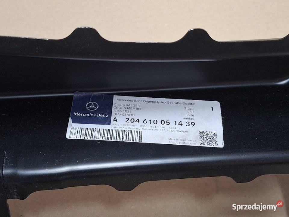 MERCEDES GLK X204 W204 PODŁOGA POPRZECZKA Bieleń