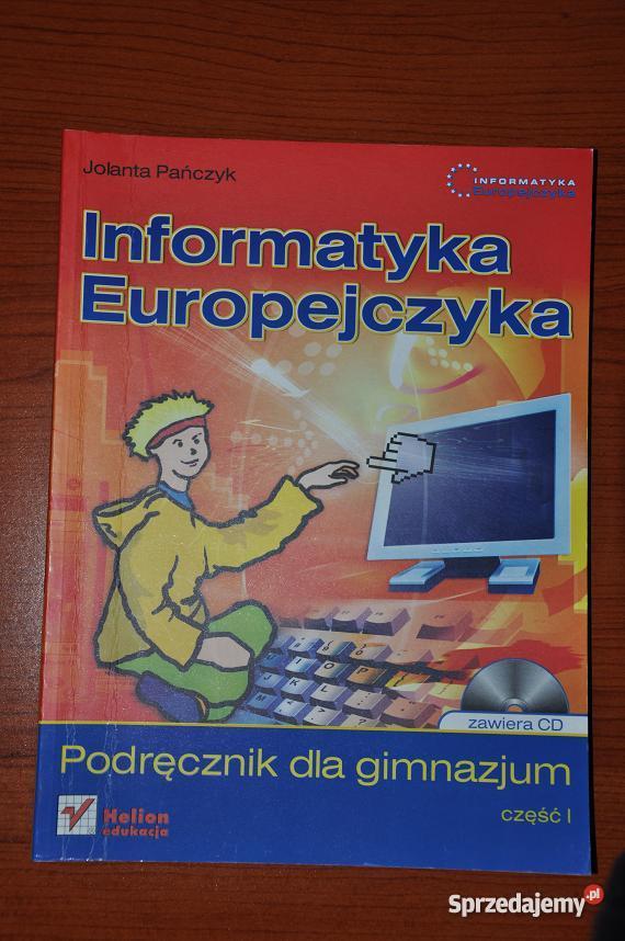 Informatyka Europejczyka Rozkład Materiału Szkoła Podstawowa Informatyka Europejczyka + płyta. część 1 - Sprzedajemy.pl
