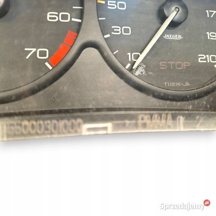 LICZNIK ZEGARY 9645096180 Peugeot 206 11 14 8V osobowe