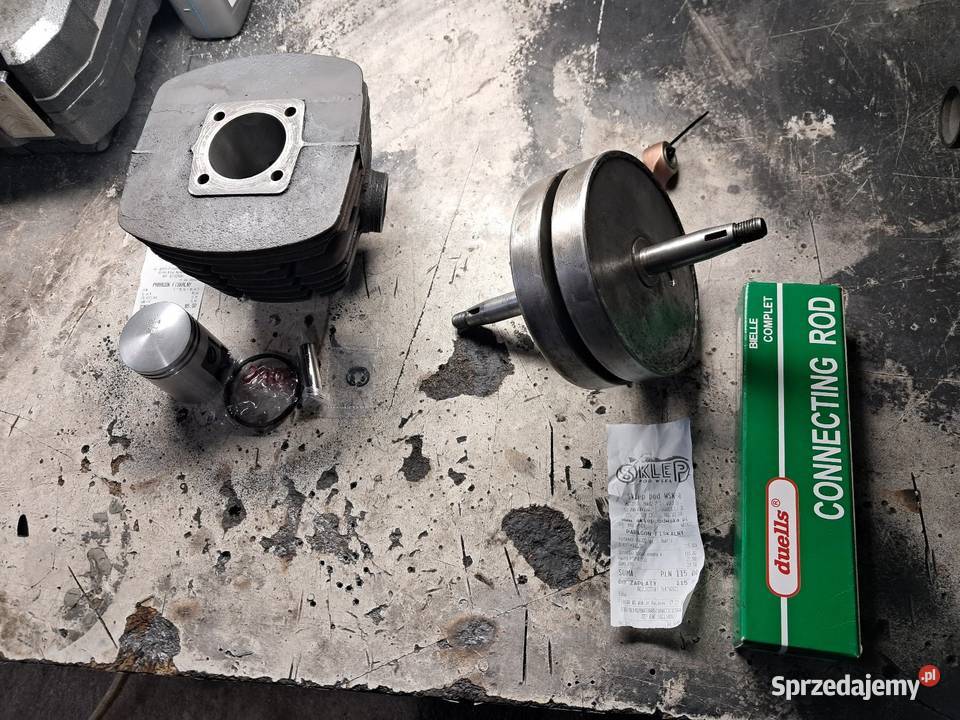 Wsk 125 cylinder zmd szlifie tłok pierścienie Strzyżów