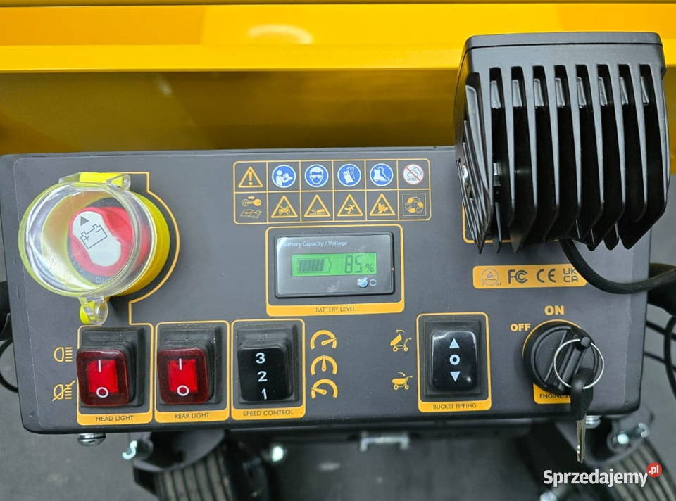 Elektryczne wozidło kołowe wywrotka BK500HE małopolskie Nowy Sącz