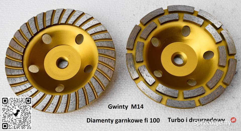 Tarcza diamentowa garnkowa dwurzędowa turbo Fi wielkopolskie Poznań