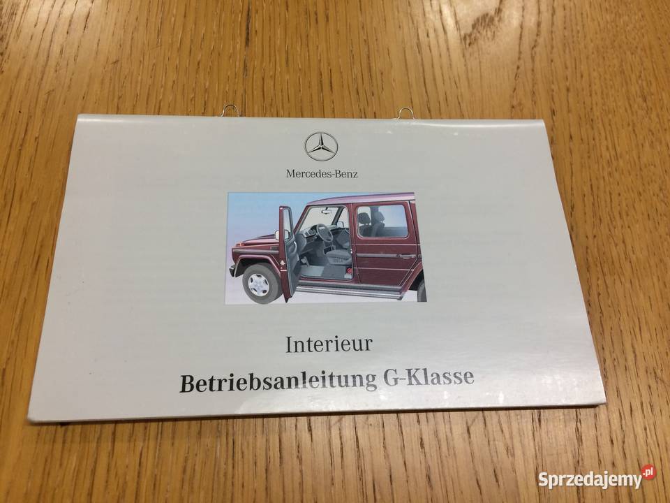 Mercedes G300TD G320 G500 instrukcja obsługi Warszawa sprzedam