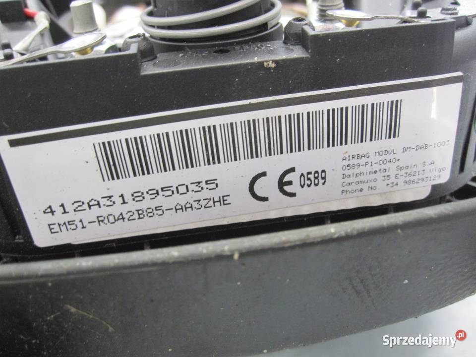 FORD FOCUS MK3 III 10 B 13r AIRBAG poduszka Kielce