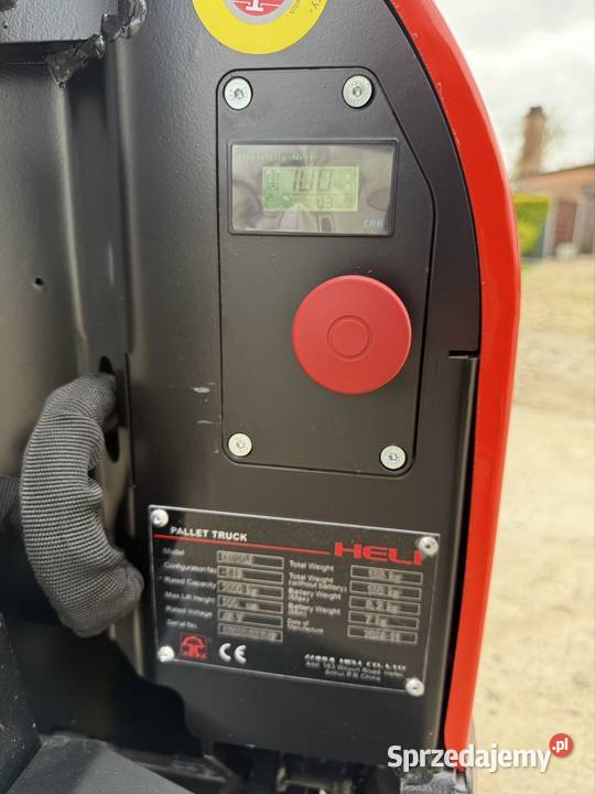 Nowy paleciak elektryczny Heli CBD20J lekki na Kuchary