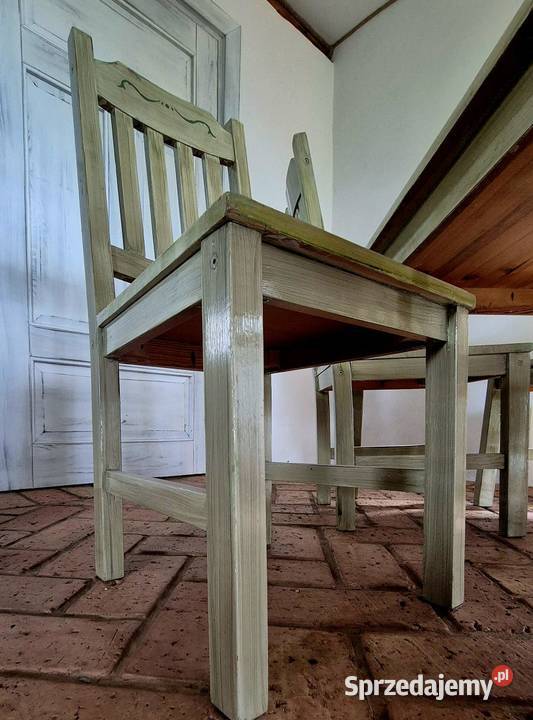 Piękny drewniany stół 75.5cm Stoły Kruklanki