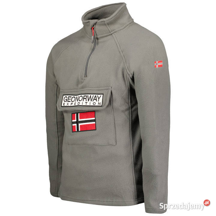 GEOGRAPHICAL NORWAY polar męski TYMCLASS szary Odzież sportowa Warszawa