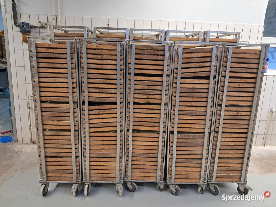 Kasty skrzynki piekarnicze drewniane 39x59x4 Biznes i Przemysł Rzeszów sprzedam