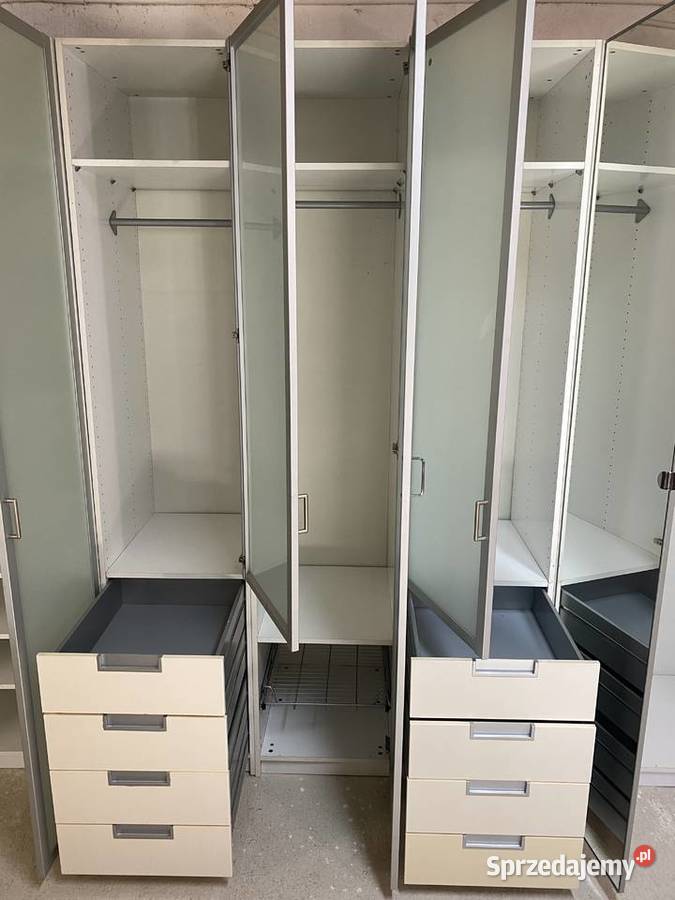 IKEA PAX duża szafa 6 segmentów 8drzwiowa z Budno