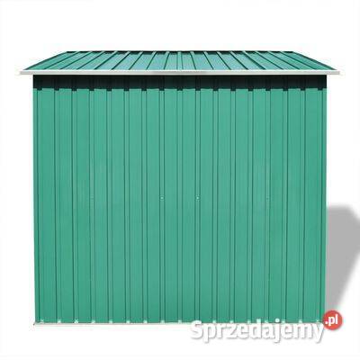 vidaXL Metalowa szopa ogrodowa kolor