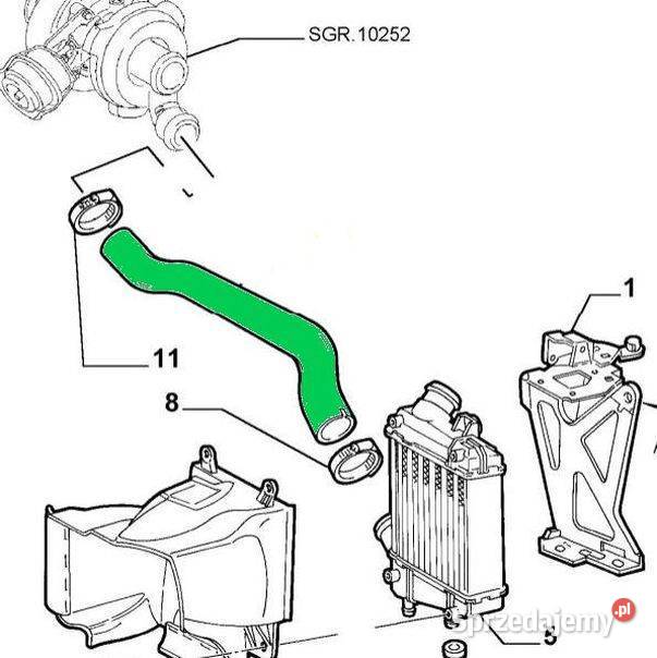 RURA TURBO ALFA ROMEO 50516355 46818750 60676953 śląskie Bielsko-Biała